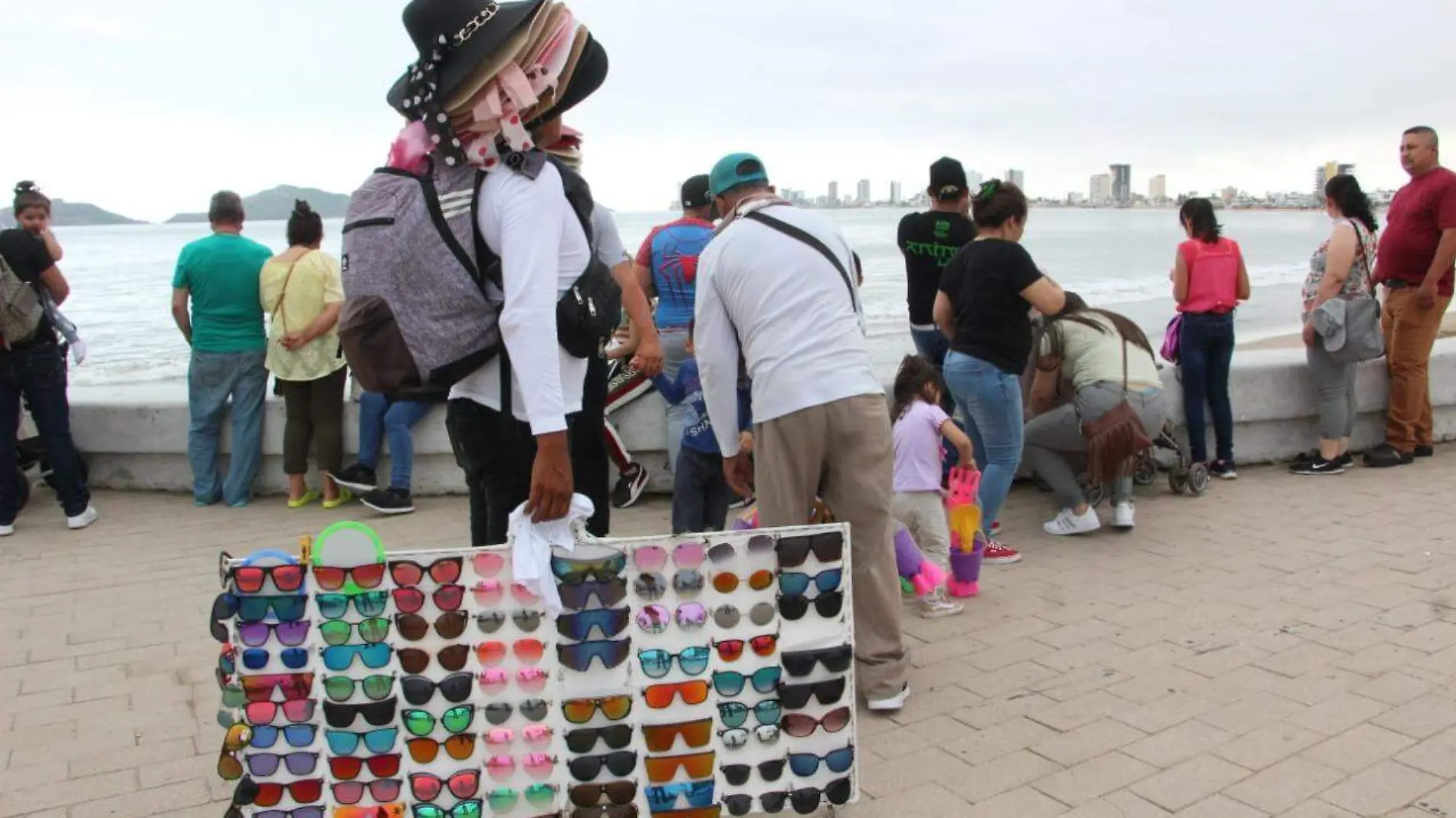 Vendedores de playa de Mazatlán